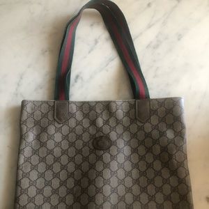 VINTAGE GUCCI SHOPPING BAG